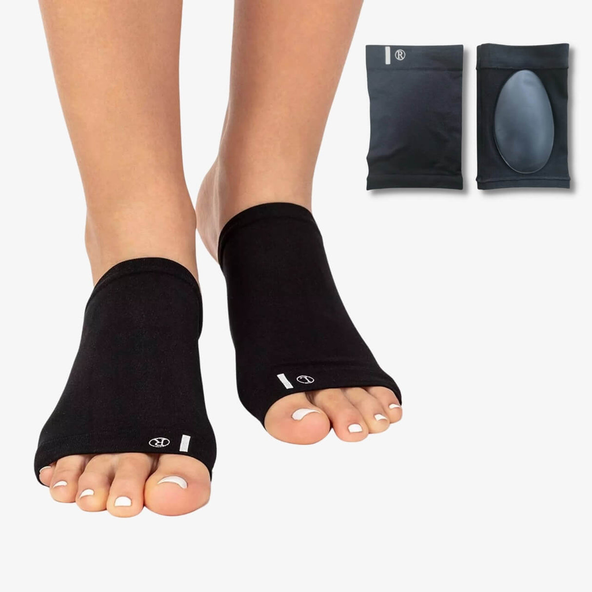 Hålfotsstöd textilstrumpa