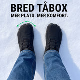 Barfotaskor Vinter med Värmande Foder