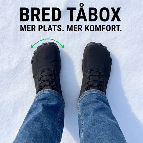 Barfotaskor Vinter med Värmande Foder