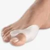 Hallux valgus silikonskydd med tåspridare närbild