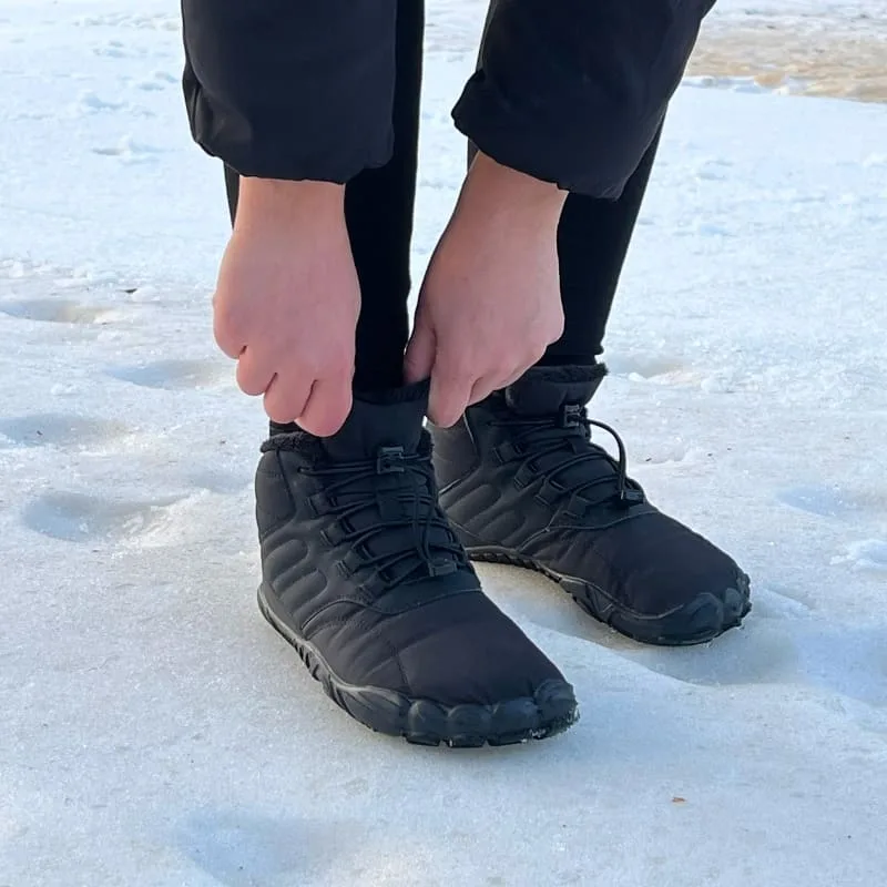 barfotaskor-vinter-med-varmande-foder-ute-sidan Barfotaskor Vinter med Värmande Foder